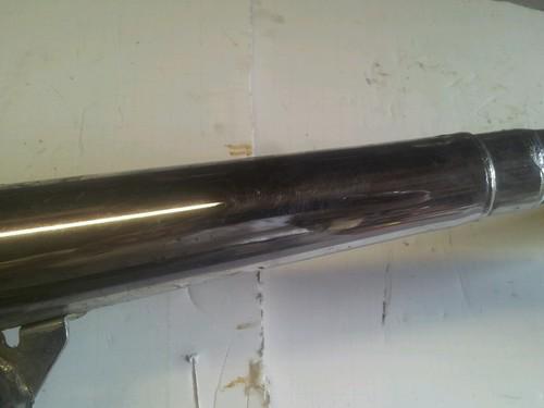 91 Honda NightHawk CB 250 - Exhaust Pipe Header Muffler - Left - Great Shape!!!, US $32.99, image 7