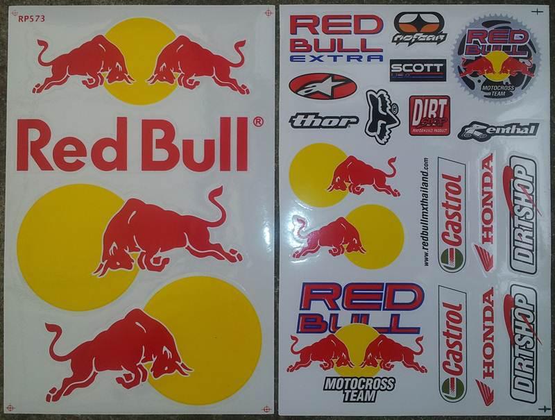 2 sheets car stickers racing decal motocross atv hot sale! free shipping s023