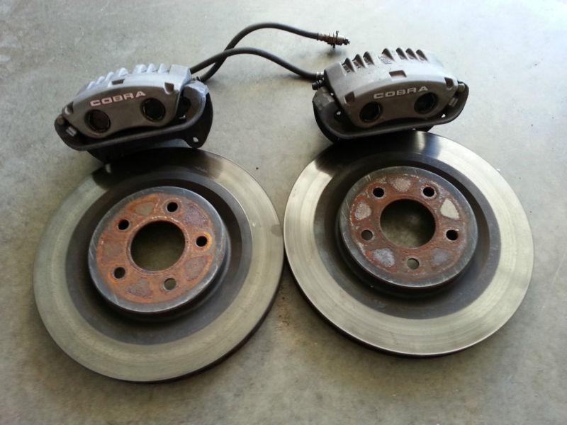 Purchase 2003/2004 Mustang Cobra Front Brakes Calipers PBR 13 in Black