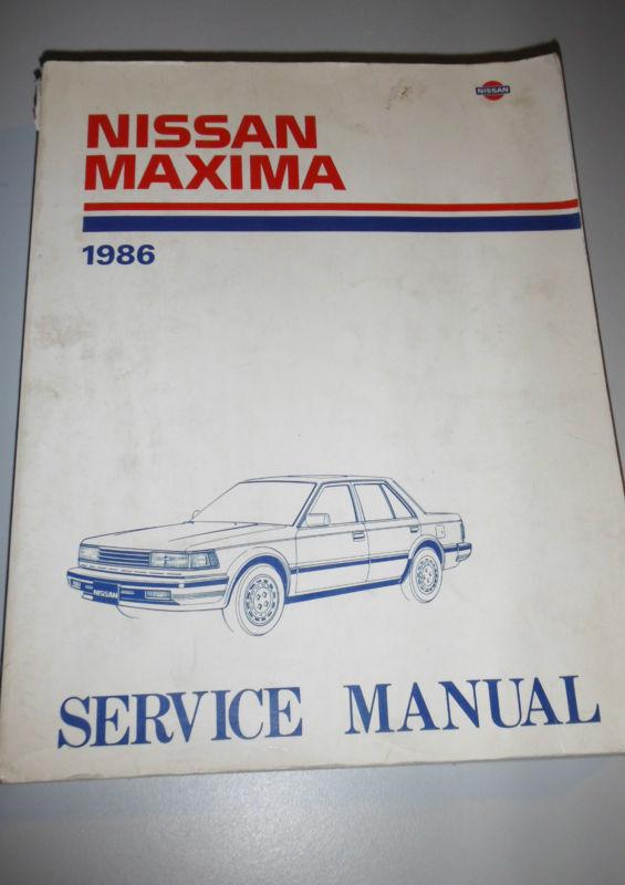 1986 nissan maxima service manual