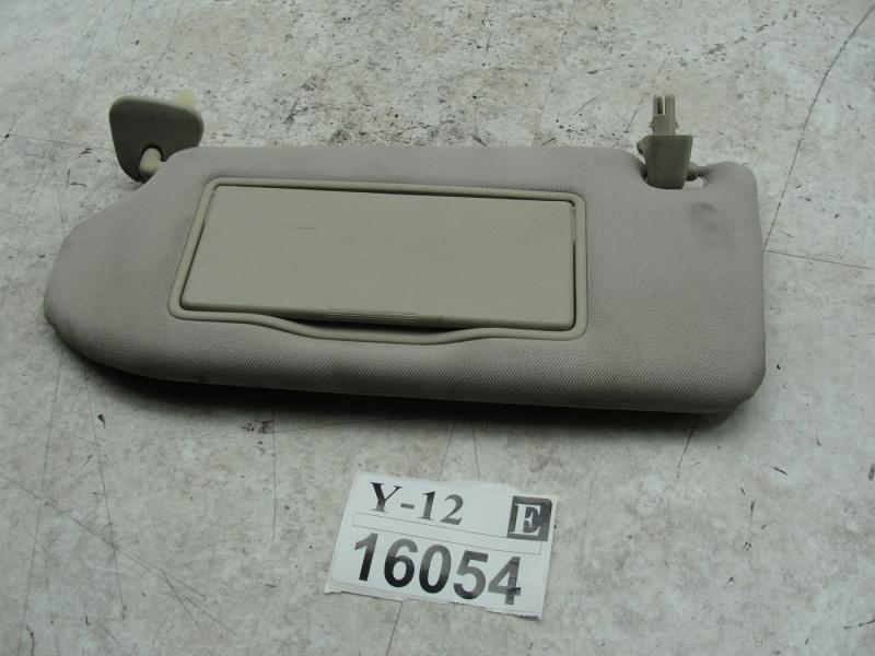 2007-2012 g37 sedan left driver side front sun visor flap shade sunvisor oem gry