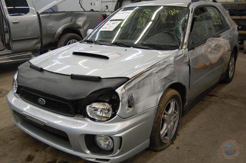 Side view mirror impreza 911400 02 03 rght blk-text gry-cvr pwr tested gd