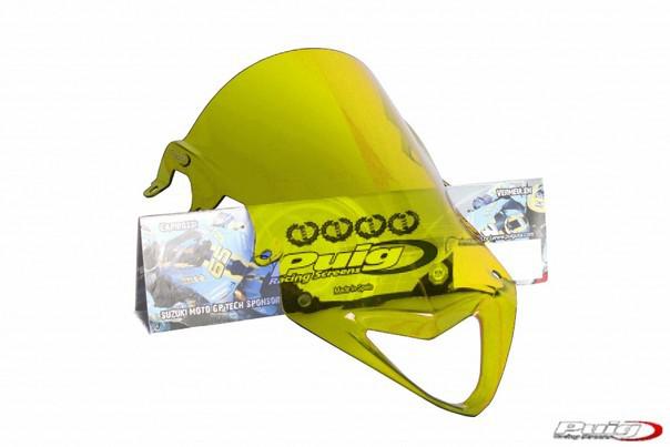 Puig racing windscreen yellow for triumph daytona 675 2006-2008