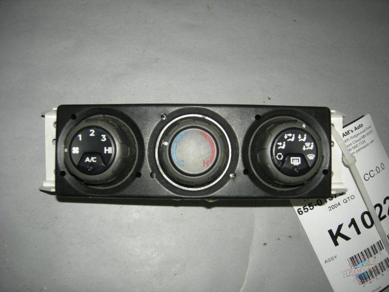 Temperature control gto 581875 04 05 06 assy