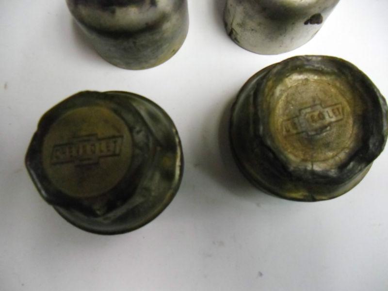 6 OLD CENTER HUBCAPS FORD CHEVY INTERNATIONAL, US $25.00, image 3