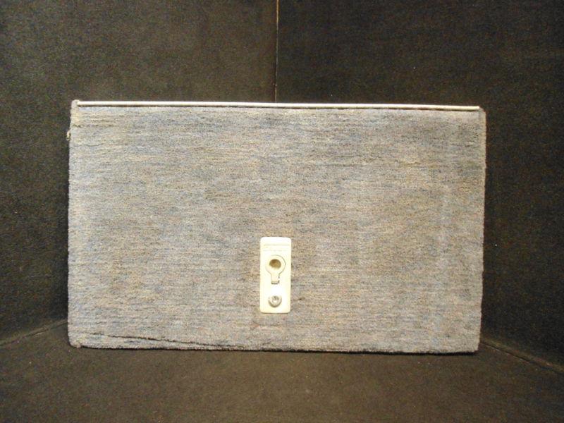Cajun  grey carpet boat deck/floor hatch lid/door 26.5" x 16" x 1.25"