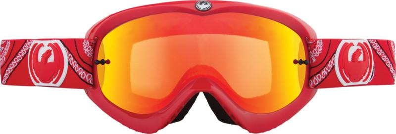 Dragon alliance mdx goggles paisley red