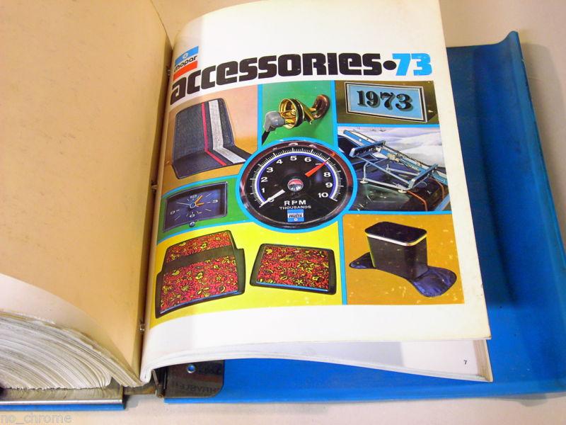 Purchase 1973 MOPAR FACTORY PARTS MANUAL/CATALOG in Monroeville
