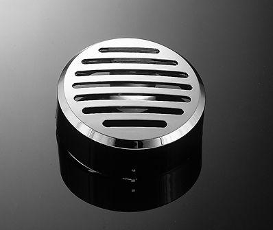 Tech glide slotted chrome horn cover/grill for 88mm (3.5 inch) horns