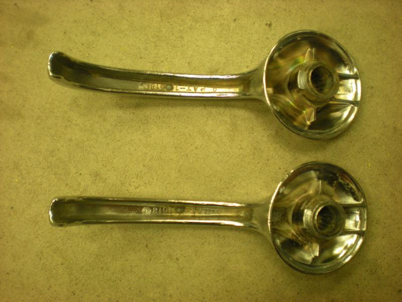 1955-1957 Chevrolet Chevy Interior Inside Door Handles Pair 161018 Original, US $14.00, image 4