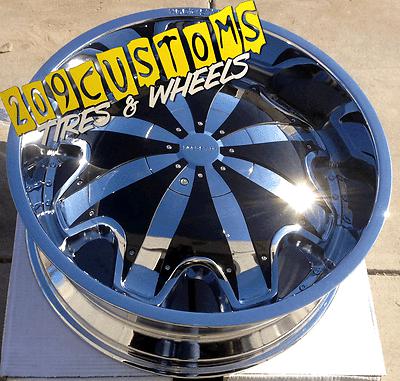 22" inch rims wheels tires rw130 chrome 5x115 buick regal 2001 2002 2003 2004