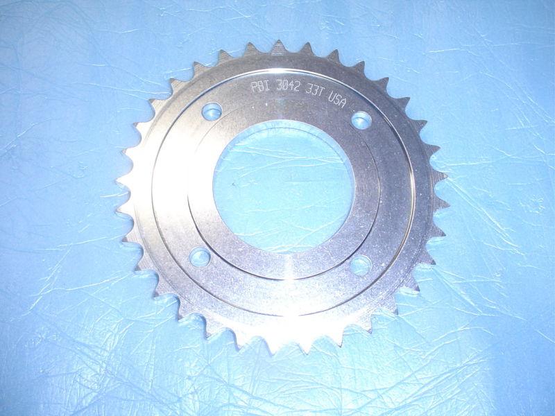  honda xl100 mt125 cb175  aluminum pbi rear sprocket 33 teeth 3042