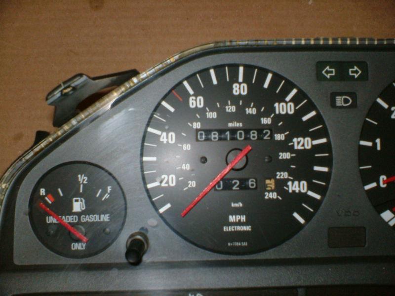 Buy BMW E30 325i Instrument Cluster Speedometer 8892 ONLY 81K VGC New