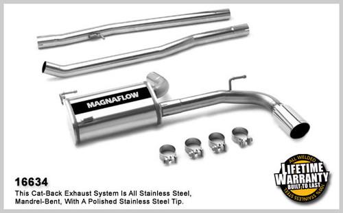 Magnaflow 16634 dodge caliber stainless cat-back system performance exhaust