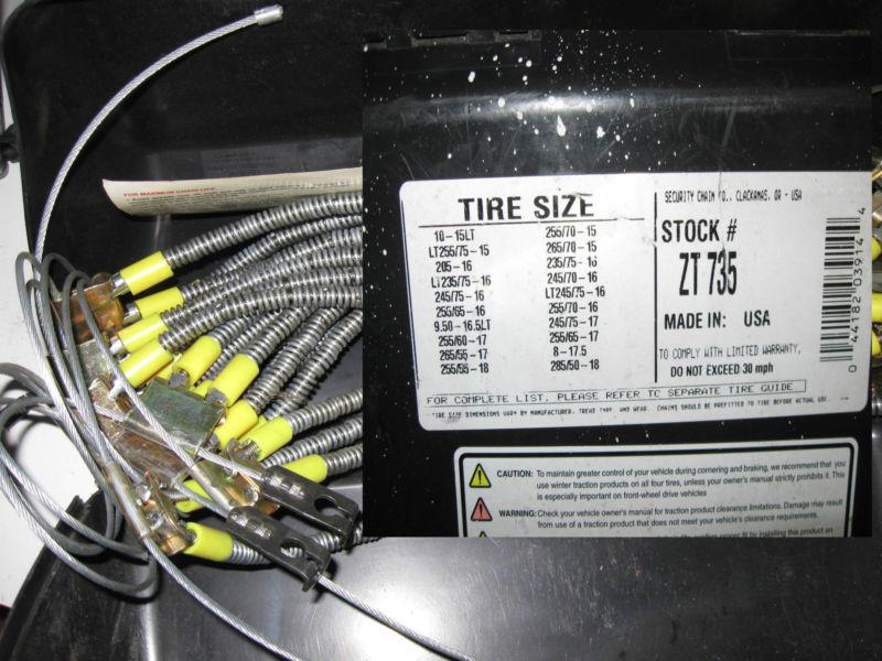 Buy SCC ZT735 Tire snow chain light truck / SUV 15 to 17.5 in rim in