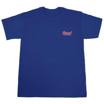 Summit t-shirt cotton summit equipment logo embroidered blue men's 3x-lg ea