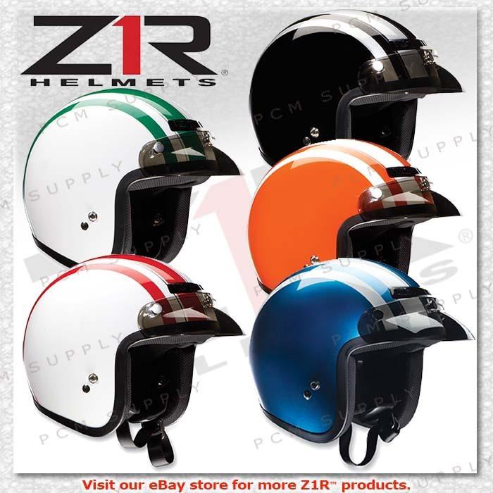 Z1r jimmy retro motorcycle open face street helmet