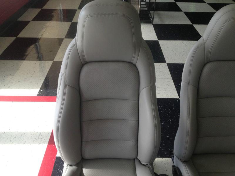 2012 corvette c6 seats set oem leather ls2 ls3 sport 05 06 08 09 10 11 12