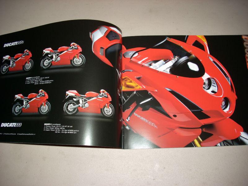 DUCATI FACTORY BROCHURE COVERING MODEL YEAR 2003, US $6.00, image 2