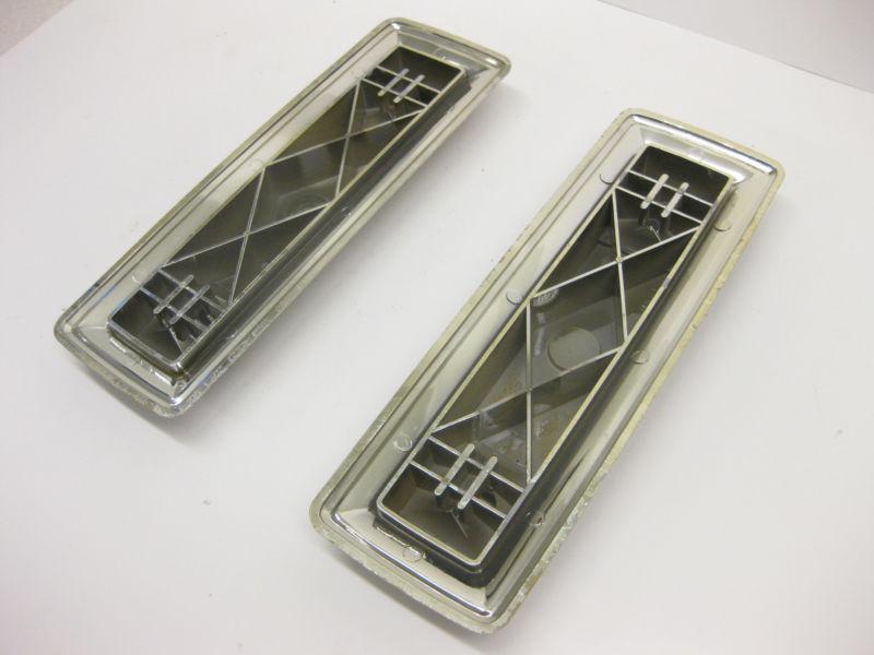 1966 67 68 1969 79 71 DODGE PLYMOUTH ARM REST DOOR TRIM CHROME HOUSING GOOD PAIR, US $21.39, image 4