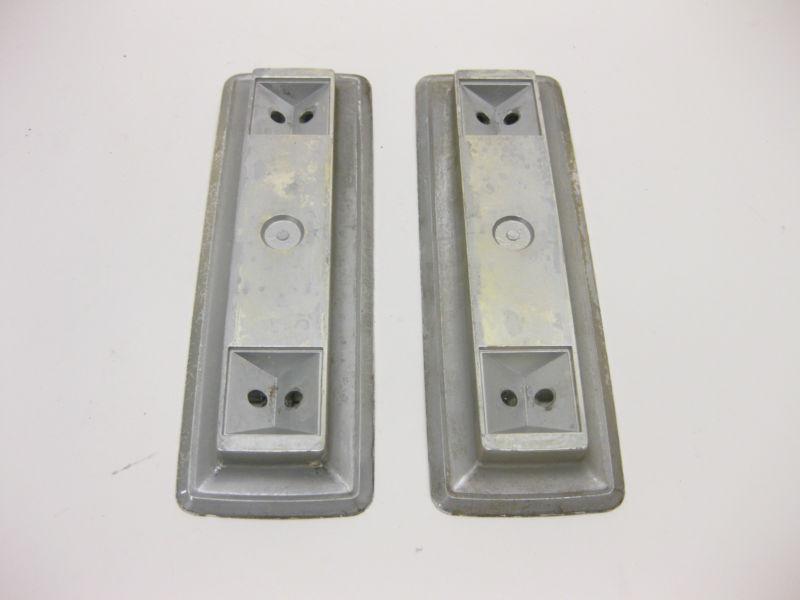1966 67 68 1969 79 71 DODGE PLYMOUTH ARM REST DOOR TRIM CHROME HOUSING GOOD PAIR, US $21.39, image 5