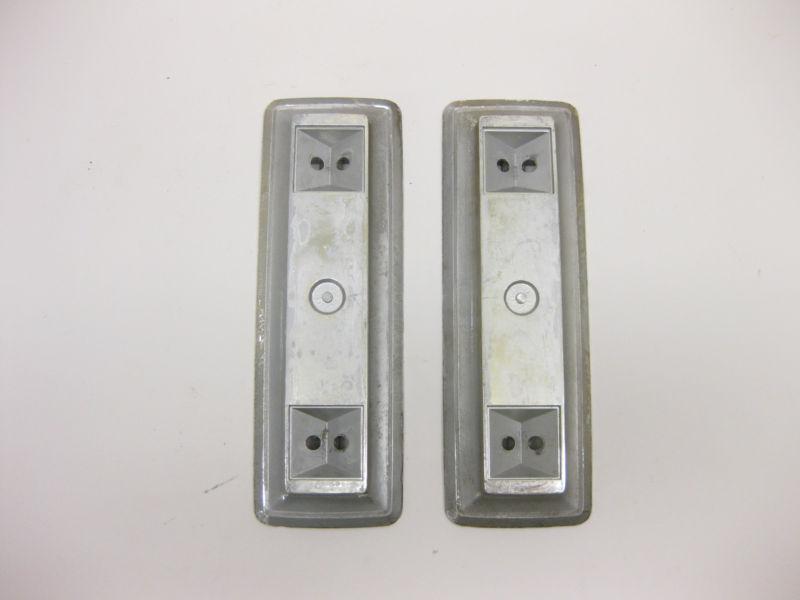 1966 67 68 1969 79 71 DODGE PLYMOUTH ARM REST DOOR TRIM CHROME HOUSING GOOD PAIR, US $21.39, image 6