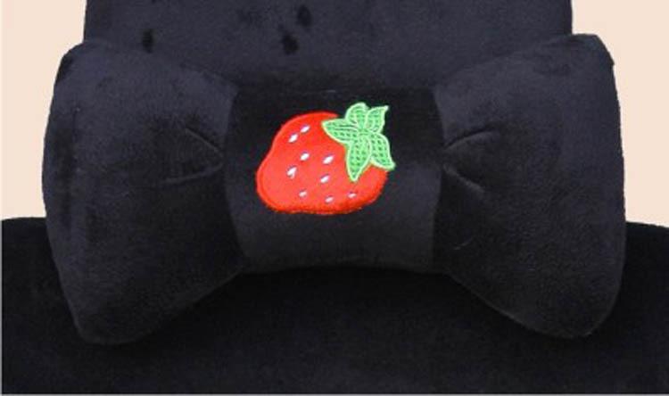 Black Red Strawberry-Hello Kitty-Universal car seat covers-CAR Seat Covers-18pcs, US $88.00, image 5
