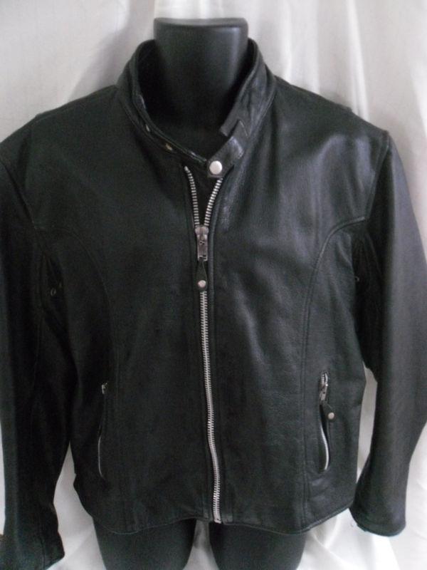 Harley-Davidson Black Leather Jacket w Airbrush Design, US $70.00, image 2