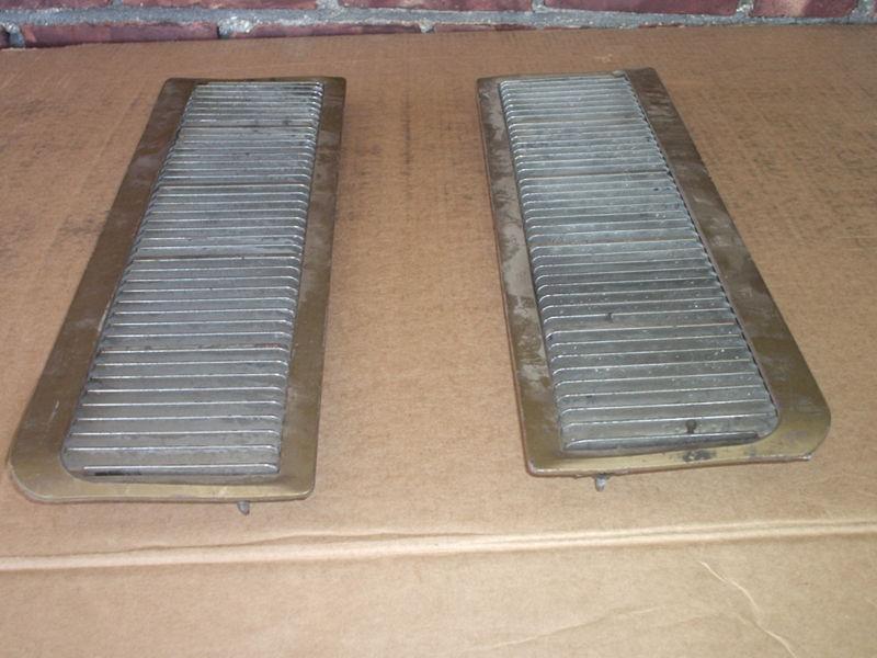 69 cutlass 442 hood grills qwith bezels original gm