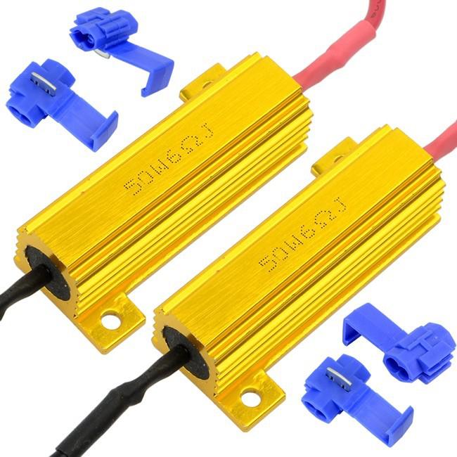Buy 50W 6OHM LOAD RESISTOR LED DRL TURN BLINKER FAST FLASH FIX FOR FORD