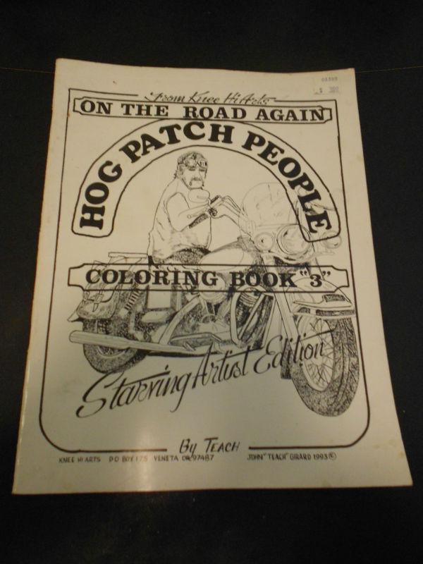 Hog patch people coloring book for adults or kids