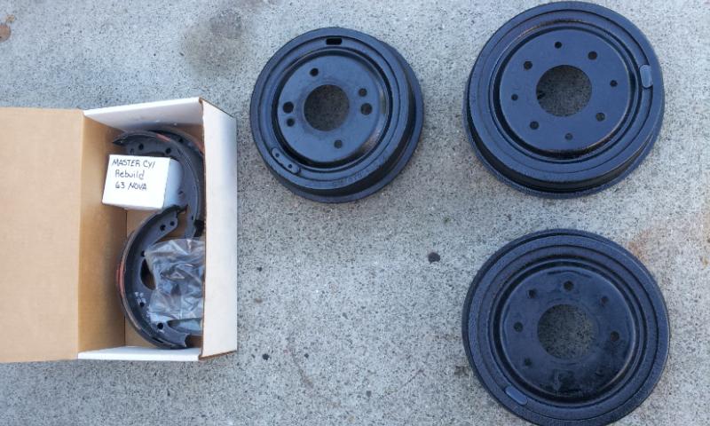 1962-1967 chevy ii nova rear brake kit.