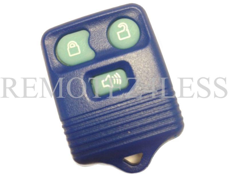 New navy glow in the dark ford keyless remote key fob clicker + free program