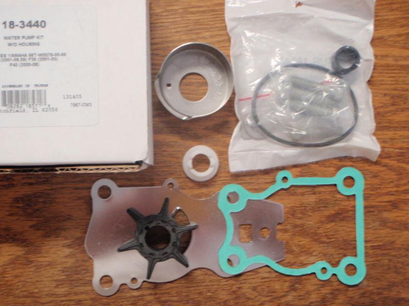 Water pump kit 18-3440 fits 66t-w0078 t25hp f30hp f40hp yamaha outboard motors
