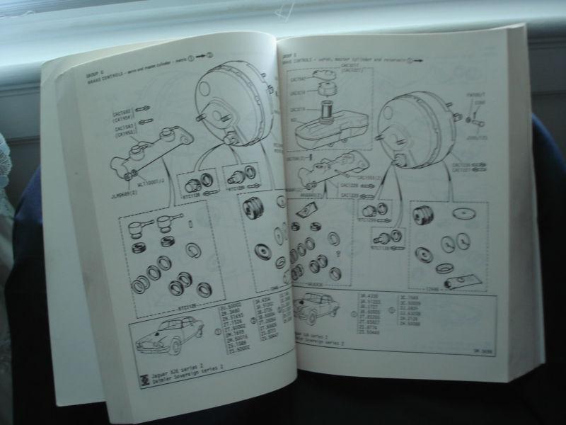 Buy JAGUAR XJ6 SERIES 2 AND DAIMIER SOVEREIGN SERIES 2 PARTS CATALOG in