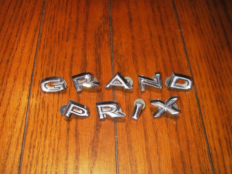 1963 (others?) pontiac grand prix fender script set.