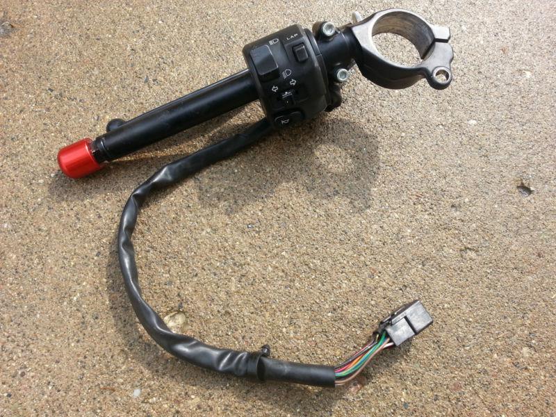 06 07 kawasaki zx10 zx 10 left clip on handlebar clutch cables lever switch