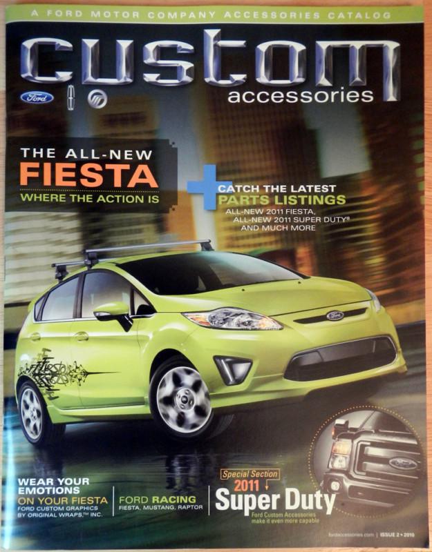 Buy NEW 2010 ISSUE 2 CUSTOM ACCESSORIES FORD MAGAZINE BROCHURE MUSTANG