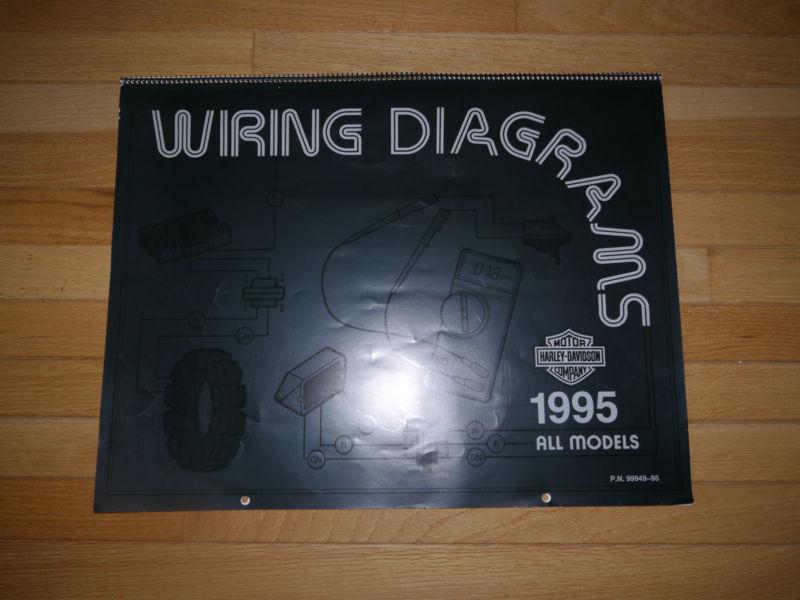 Harley davidson 1995 all models wiring diagrams flt xlh f flhtc flstn flhr tle