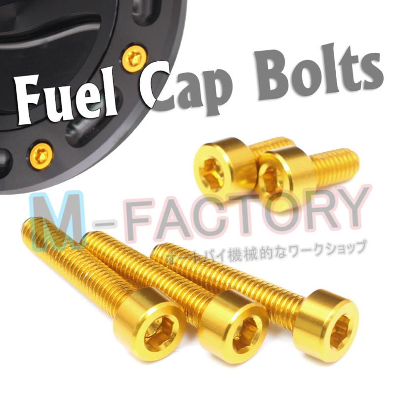 Buy Gold CNC Petrol Fuel Cap Bolts Screws Ducati Monster S2R 800 1000