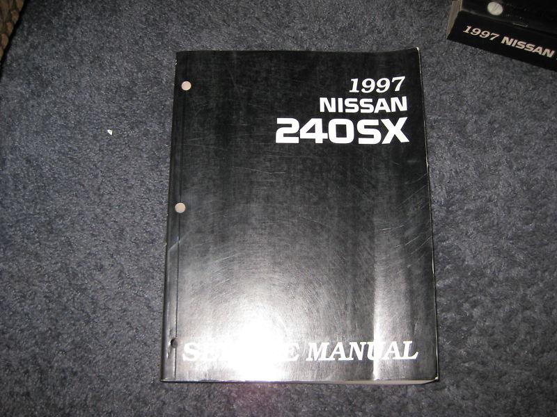 1997 nissan 240sx s14 series factory repair service 1 manual set  manual