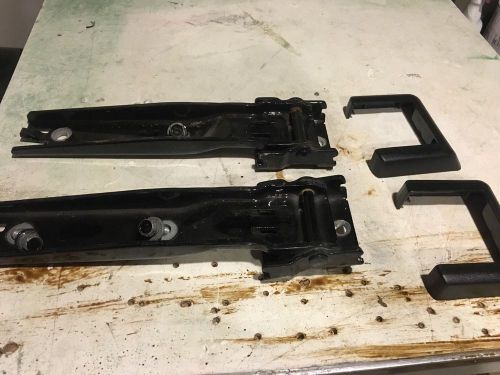 2012 jeep wrangler jk stock black tailgate hinges  07-16