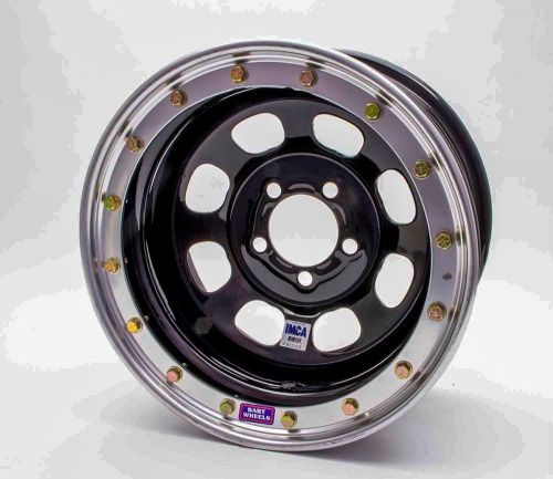 Bart wheels imca beadlock 15x8 in 5x4.75 black wheel p/n 531-58343b