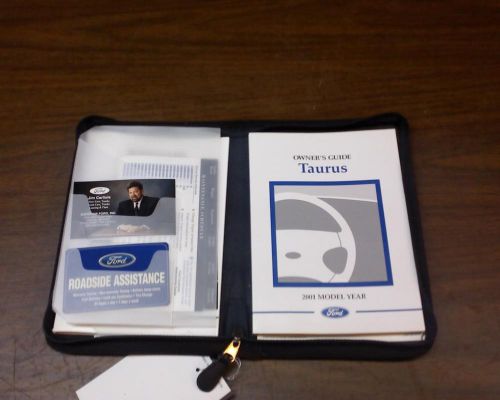 Ford taurus owners manual  2001