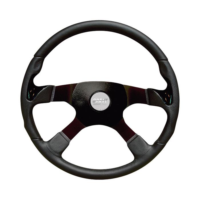 Stealth leather grip steering wheel 4-sp 17 3/4in 33902