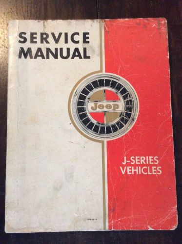 1964 jeep service manual j-series vehicles