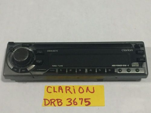 Clarion radio faceplate model  drb3675 tested good guaranteed