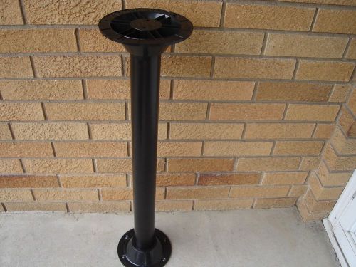 Rv pedestal 27 ½" table leg + 2 abs surface mount base 6 ½"dia for 2 ¼" pole