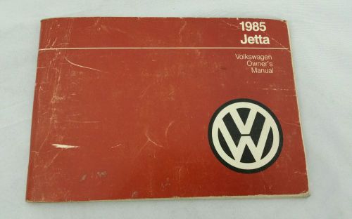 1985 vw volkswagen jetta factory owners manual guide books brochure volkswagon