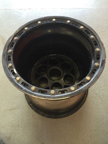 Sprint car bead lock wheel nice clean used condition weld racing